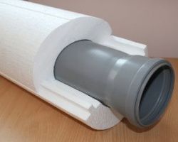 Скорлупа утеплитель для труб   45*45мм