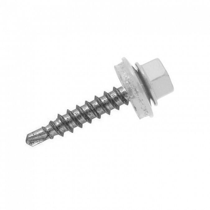 Саморез кровельный КРс 5,5* 32 RAL 9003 ярко-белый (1/250шт)