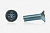 ВинтМ 3*30 DIN 965 с потайной гол., п/р, цинк